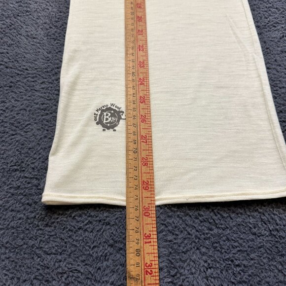 Buff Lightweight Cream Merino Wool Neckwear Unisex Tube Ski Hiking Neckwear - Picture 4 of 5